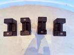 4 x 20 kg dumbbells / Kettlebells / blokken met hendel, Sport en Fitness, Fitnessmaterialen, Ophalen, Gebruikt, Benen, Kettlebell