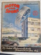 Motor und Sport 1940 Volkswagen ZF, Boeken, Auto's | Folders en Tijdschriften, Volkswagen, Ophalen of Verzenden