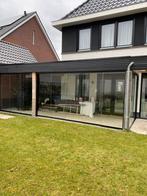 Glazen schuifwanden getint of helder, alle maten leverbaar., Ophalen, Nieuw, Veranda