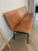 Eetkamerbank leer, Huis en Inrichting, Stoelen, Ophalen, Bruin, Leer, Zo goed als nieuw