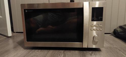Combi Magnetron Sharp R982STWE, Witgoed en Apparatuur, Magnetrons, Gebruikt, Vrijstaand, Combimagnetron, 45 tot 60 cm, Grill, Hete lucht