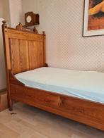 Origineel vintage bed, Ophalen, 180 cm of meer, 85 tot 100 cm, Matras
