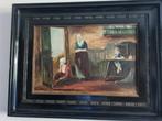 Schilderij met vissersfamilie, Antiek en Kunst, Kunst | Schilderijen | Klassiek, Ophalen of Verzenden