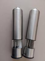 Zout en peper set rvs, Ophalen of Verzenden, Zo goed als nieuw