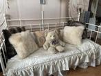 bed metaal één persoons  ikea, Huis en Inrichting, Slaapkamer | Bedden, Ophalen, 90 cm, Eenpersoons, Wit