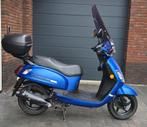 Sym fiddle 2 bwj 2023 km stand +/- 4200 geel kenteken euro 5, Ophalen, Maximaal 45 km/u, Zo goed als nieuw, Benzine