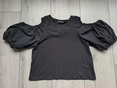 Super leuk shirt Zara maat S, Kleding | Dames, T-shirts, Zo goed als nieuw, Maat 36 (S), Zwart, Korte mouw, Ophalen of Verzenden