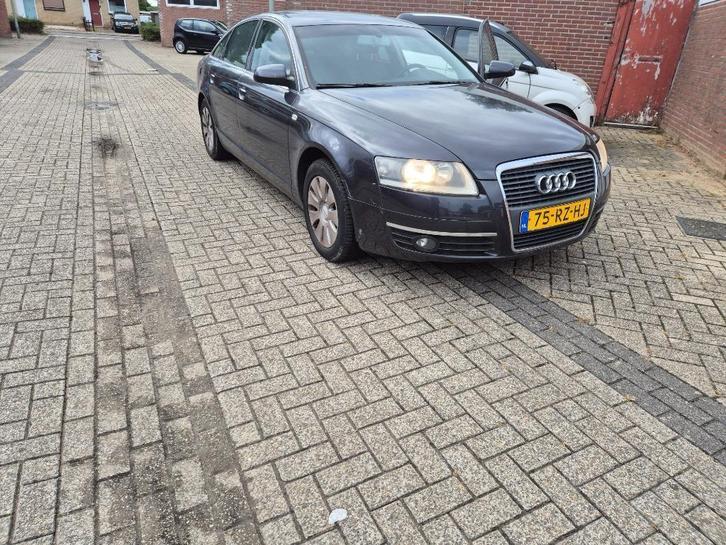 Audi A6 2.4 V6 130KW 2005 Zwart, Auto's, Audi, Bedrijf, A6, Airbags, Alarm, Centrale vergrendeling, Elektrische achterklep, Elektrische ramen