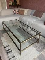 Glazen salontafel, Ophalen, Gebruikt, 100 tot 150 cm, 50 tot 100 cm