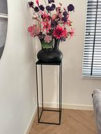 Plantenzuil - Zwart Metaal, Huis en Inrichting, Woonaccessoires | Zuilen en Pilaren, Ophalen, Nieuw