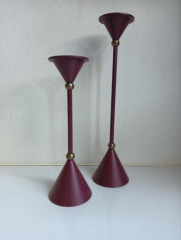 Vintage Memphis stijl kandelaars  beschikbaar voor biedingen