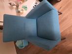 Blauwe fauteuil, Huis en Inrichting, Fauteuils, Ophalen, Zo goed als nieuw