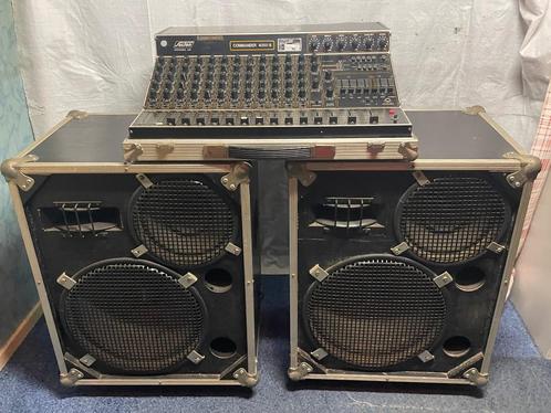 Solton Commander 4000s en 2 boxen, Muziek en Instrumenten, Mengpanelen, Gebruikt, 10 tot 20 kanalen, Microfooningang, Ophalen