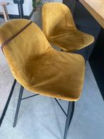 2 barkrukjes, 1 kruk, Ophalen, Gebruikt, Metaal