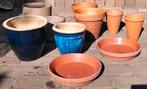 10 Boempotten ~ Aardewerk & terracotta, Tuin en Terras, Bloempotten, Ophalen, Gebruikt, Rond, Tuin