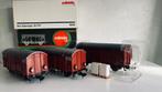 Marklin Spoor 1 3x DB Postwagon 58262 + 2x 5872 Sluitlichten, Wisselstroom, Wagon, Ophalen of Verzenden, Zo goed als nieuw