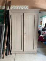 Brocante Franse linnenkast, Huis en Inrichting, Kasten | Kledingkasten, Ophalen, 100 tot 150 cm, 150 tot 200 cm, Gebruikt