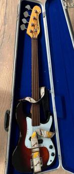 Basgitaar fretless Hohner, Muziek en Instrumenten, Ophalen of Verzenden