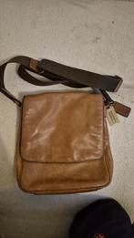 Coach Kalfslederen Schoudertas - Unisex, Sieraden, Tassen en Uiterlijk, Tassen | Schoudertassen, Overige merken, Bruin, Ophalen of Verzenden