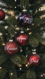 Gepersonaliseerde Kerstbal - Handgemaakt!, Huis en Inrichting, Woonaccessoires | Kandelaars en Kaarsen, Ophalen, Overige materialen
