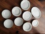 Bavaria Antiek Vintage servies gebroken wit gouden rand, Ophalen