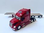 Rode Amerikaanse Volvo met platte trailer van Tonkin, Ophalen of Verzenden, Nieuw, Bus of Vrachtwagen, Overige merken
