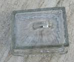 Super mooie Art Deco Hoekige Kaasstolp Blank Glas, Antiek en Kunst, Antiek | Servies los, Ophalen of Verzenden