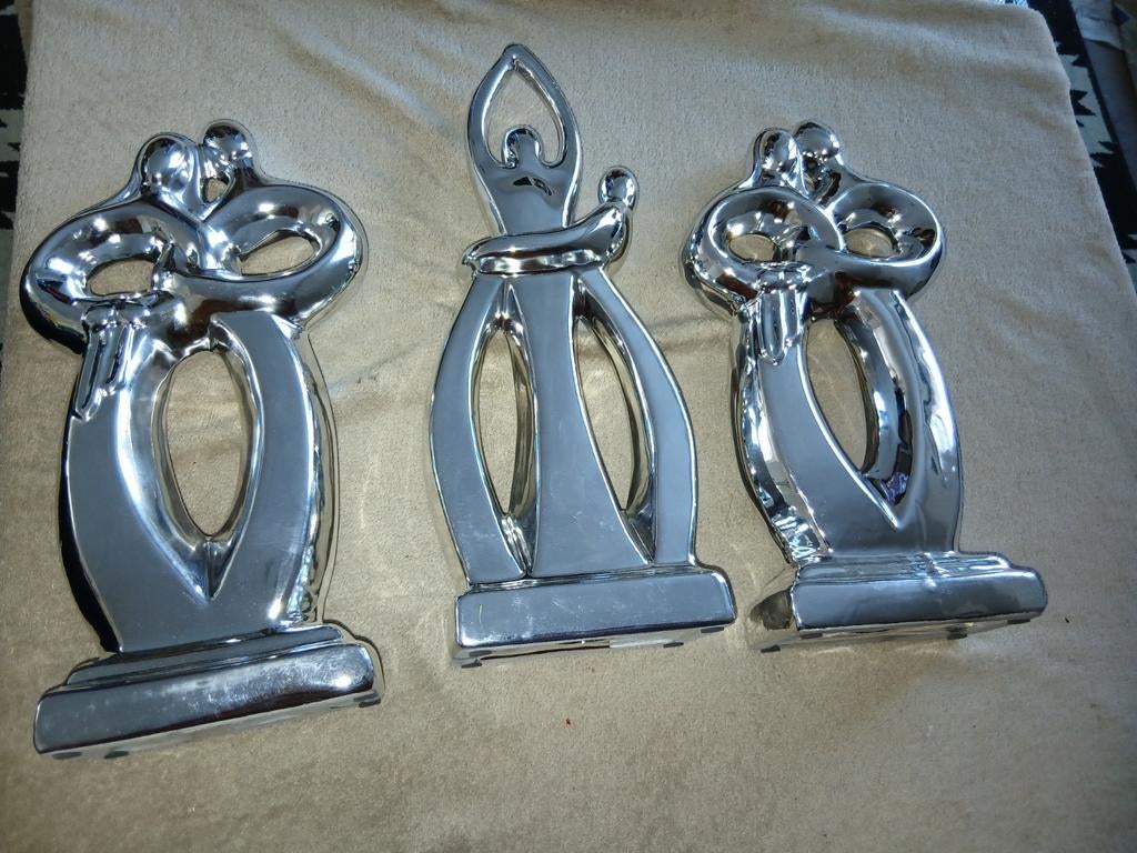 Vintage  beelden   man vrouw liefde, Verzamelen, Beelden en Beeldjes, Ophalen of Verzenden, Zo goed als nieuw, Mens