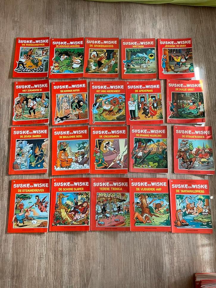 Suske en Wiske Collectie 202 stuks jaren 70/80/90, Boeken, Stripboeken, Gelezen, Meerdere stripboeken, Ophalen