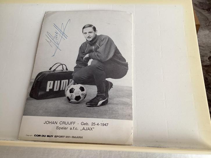 Johan Cruijf, Verzamelen, Foto's en Prenten, Zo goed als nieuw, Prent, Overige onderwerpen, 1980 tot heden, Ophalen