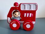 Houten Plan Toys Brandweerauto, Kinderen en Baby's, Speelgoed | Houten speelgoed, Ophalen of Verzenden, Zo goed als nieuw, Duw- of Trekspeelgoed