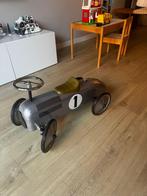Retro Goki Loopauto Zilver, Kinderen en Baby's, Speelgoed | Buiten | Voertuigen en Loopfietsen, Ophalen of Verzenden, Gebruikt
