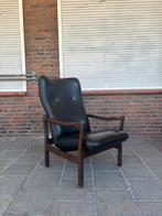 Vintage Palissander jaren 60 fauteuil opknapper, Ophalen, Gebruikt