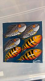 Animata Schilderijtje van vissen, Antiek en Kunst, Kunst | Litho's en Zeefdrukken, Ophalen of Verzenden