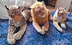 Grote Knuffeldieren - Leeuw, Tijger, Luipaard inprijs verlaa, Kinderen en Baby's, Speelgoed | Knuffels en Pluche, Ophalen, Zo goed als nieuw