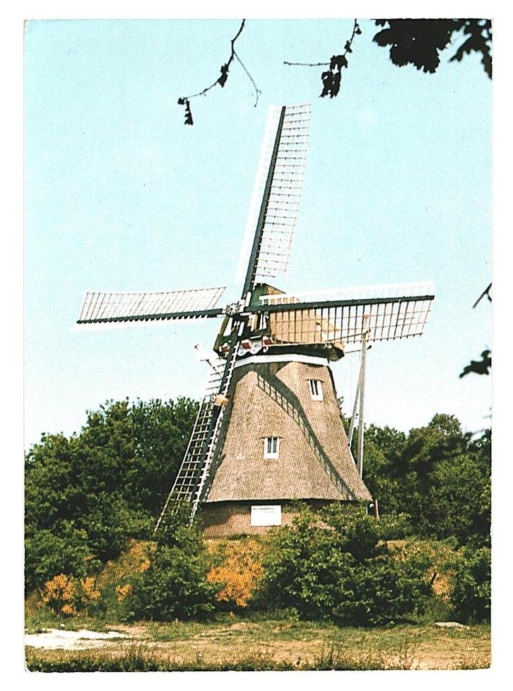 35497 Zweeloo 87 Drenthe Molen Aalden Gelopen met postzegel, Verzamelen, Ansichtkaarten | Nederland, Gelopen, Drenthe, 1980 tot heden