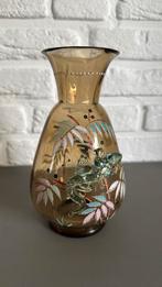 Antieke glazen vaas Boheems Moser, Antiek en Kunst, Antiek | Glas en Kristal, Ophalen of Verzenden