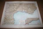 Antieke kaart - Zuidoost-Frankrijk - 1901 !!, Boeken, Atlassen en Landkaarten, Gelezen, Frankrijk, Ophalen of Verzenden