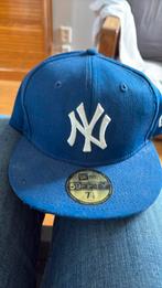 New era pet 7 1/8 blauw, Ophalen of Verzenden, Gedragen, One size fits all