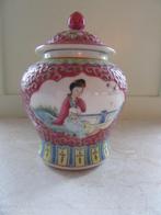 Jiangxi Jingdezhen Min Ci dekselpot Famille Rose porselein, Verzenden