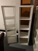 Kallax vakkenkast witte open kast met planken, Met plank(en), Kunststof, Gebruikt, 150 tot 200 cm