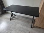 IDÅSEN Tafelblad + onderstel zwart (Ikea bureau), Ophalen, Zo goed als nieuw