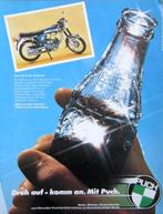 8 vintage advertenties motorfiets 1977-83 Puch Bultaco Real, Motoren, Ophalen