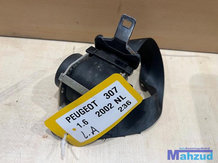 PEUGEOT 307 LINKS achter gordel (5 deurs) 2000-2007, Auto-onderdelen, Interieur en Bekleding, Gebruikt, Ophalen of Verzenden