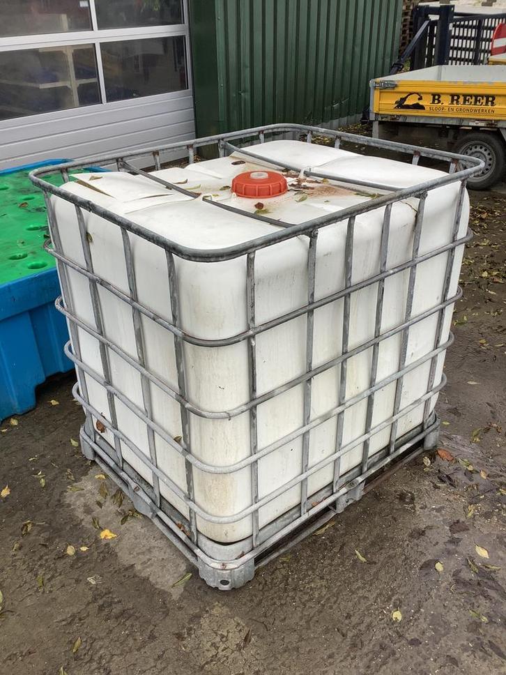 IBC containers, lekbakken en RVS bak, Doe-het-zelf en Verbouw, Kratten en Dozen, Gebruikt, Bak of Kist, 100 cm of meer, 50 cm of meer