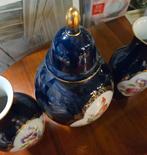 Lindner kobalt kaststel vaas, Antiek en Kunst, Ophalen