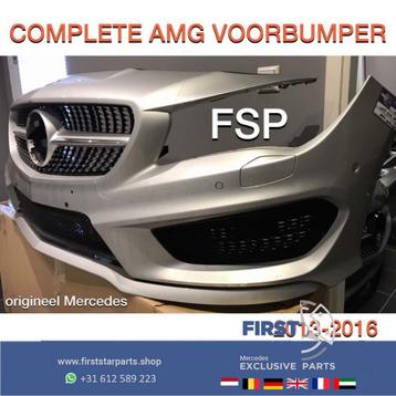 W117 CLA AMG VOORBUMPER ZILVERGRIJS ORIGINEEL 2013-2016 + DI beschikbaar voor biedingen