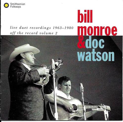 CD Bill Monroe & Doc Watson - Live duet recordings 1963-80, Cd's en Dvd's, Cd's | Wereldmuziek, Verzenden