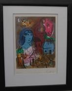 Litho Marc Chagall Antilopa passagiers, Antiek en Kunst, Ophalen of Verzenden