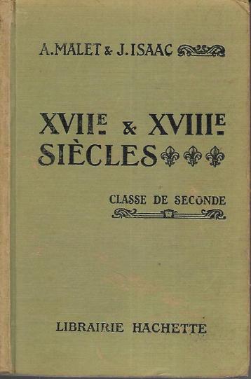 XVIIème & XVIIIème siècles classe de seconde beschikbaar voor biedingen